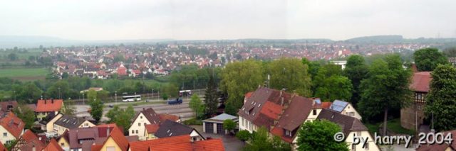 Panorama von Kleinsachsenheim